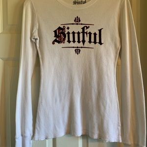 Sinful Womens Thermal Top